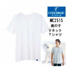 Gunze 鹿の子Cool Magic 吸汗速乾X除臭 短袖T-shirt